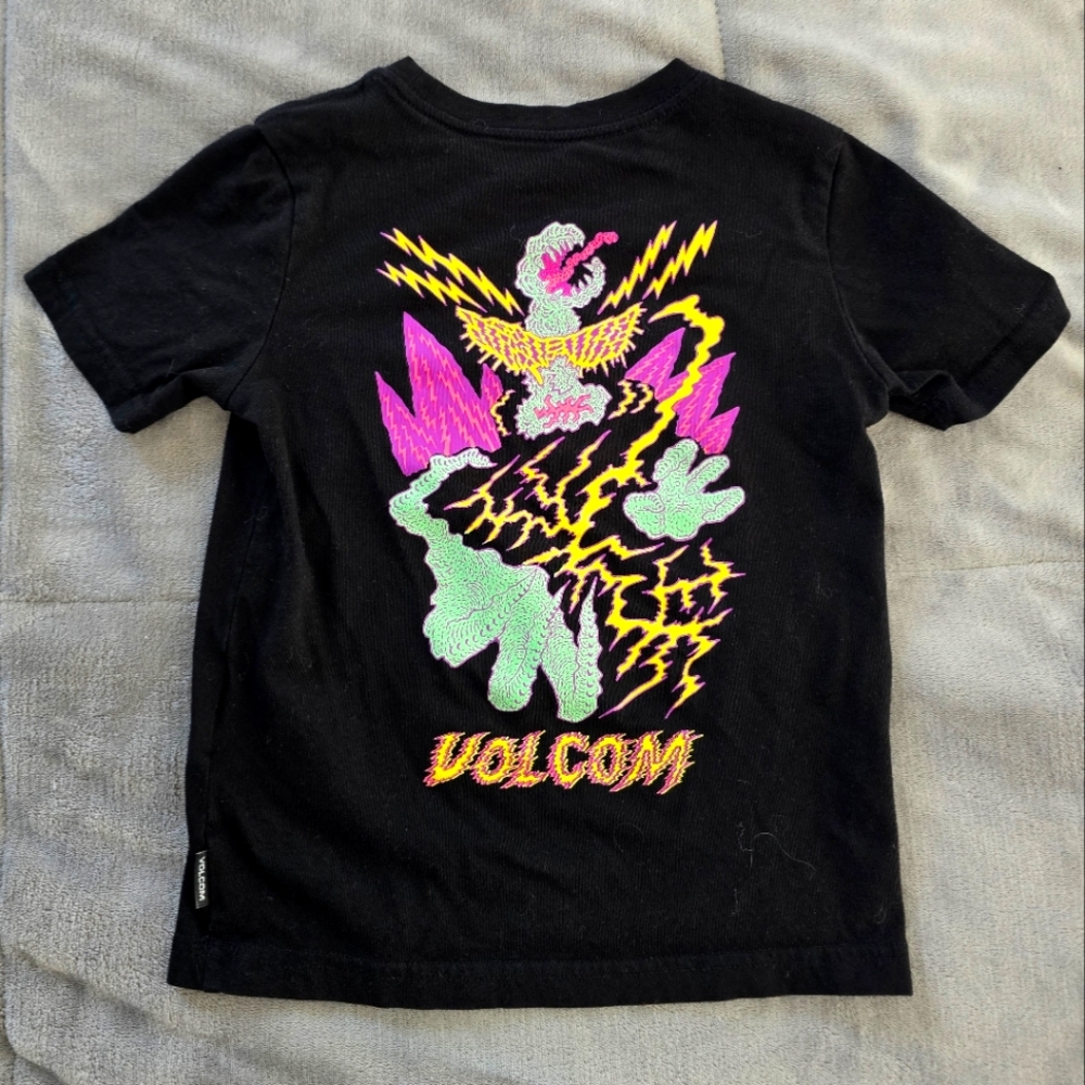 Volcom Kids Black Graphic T-Shirt